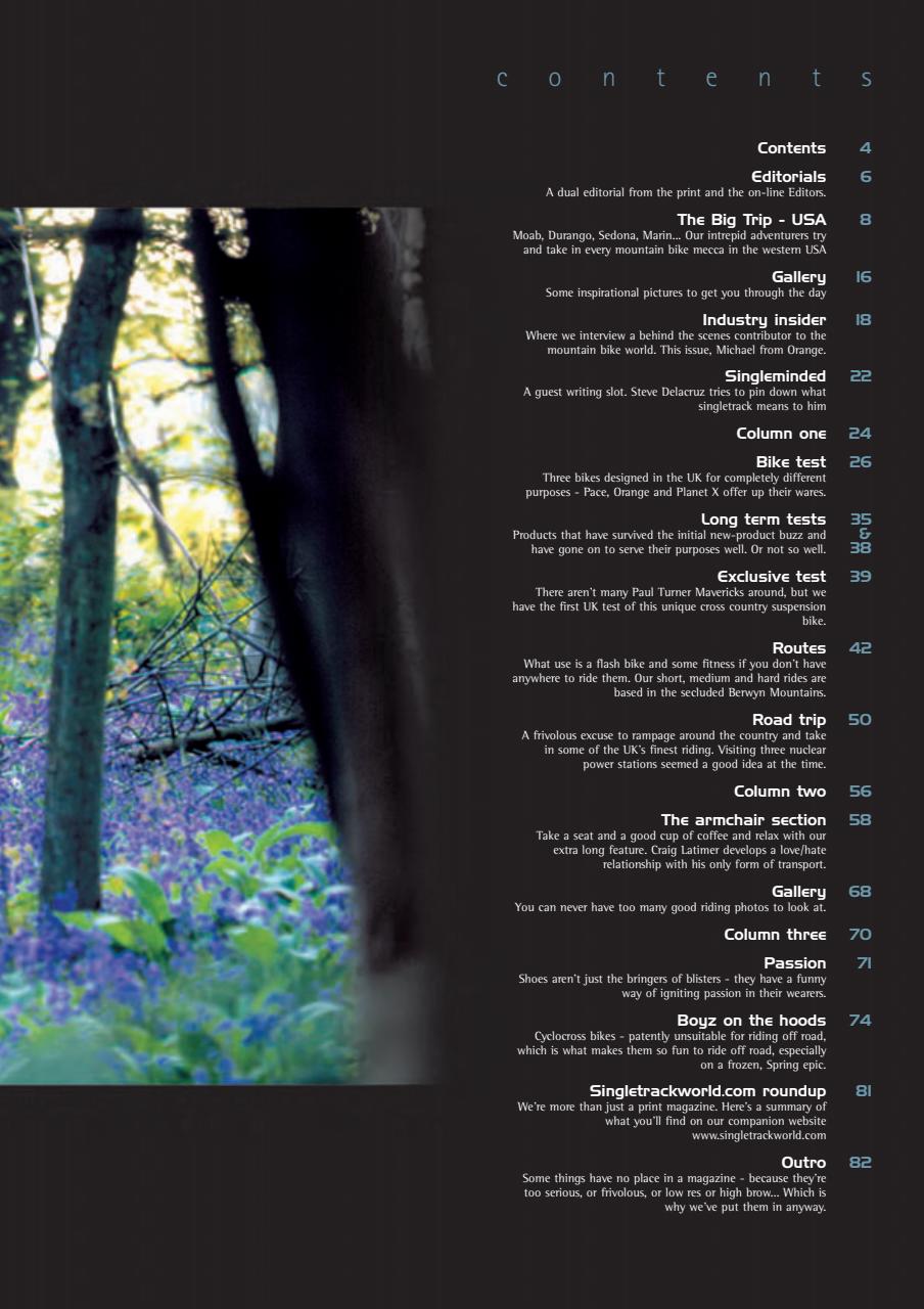 Singletrack Preview Pages