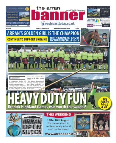 Arran Banner issue Friday, August 15, 2025