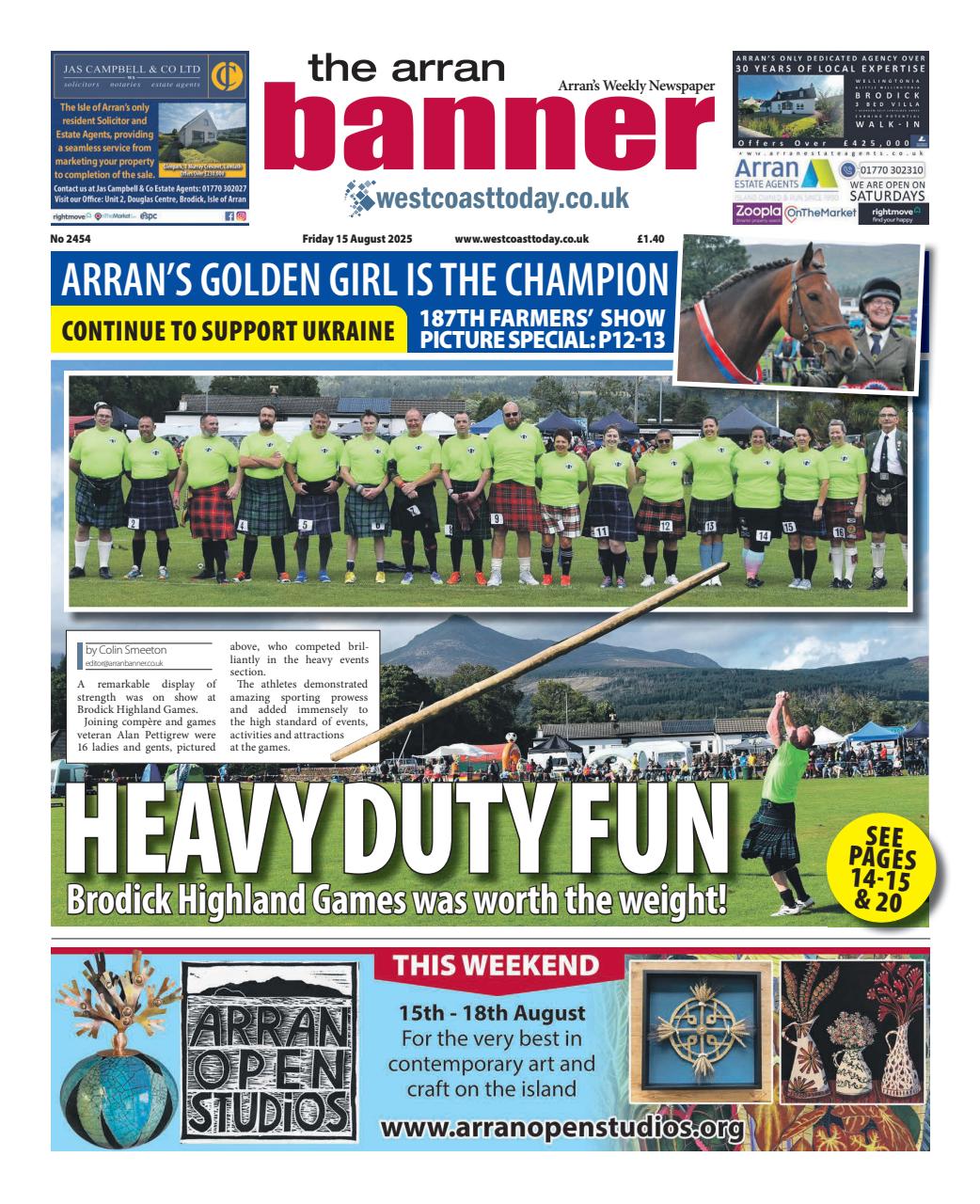 Arran Banner Preview Pages