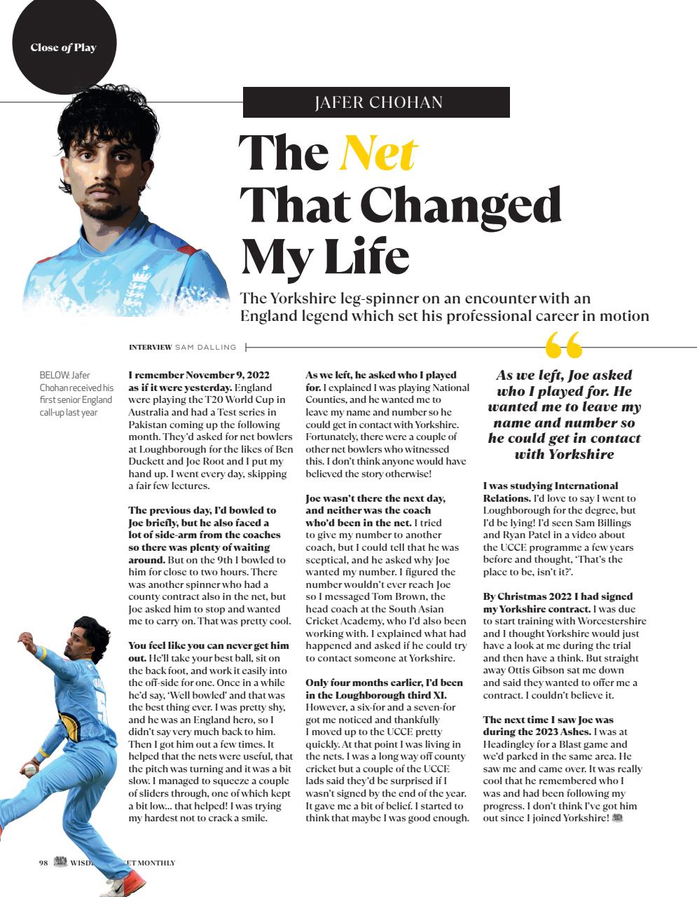 Wisden Cricket Monthly Preview Pages