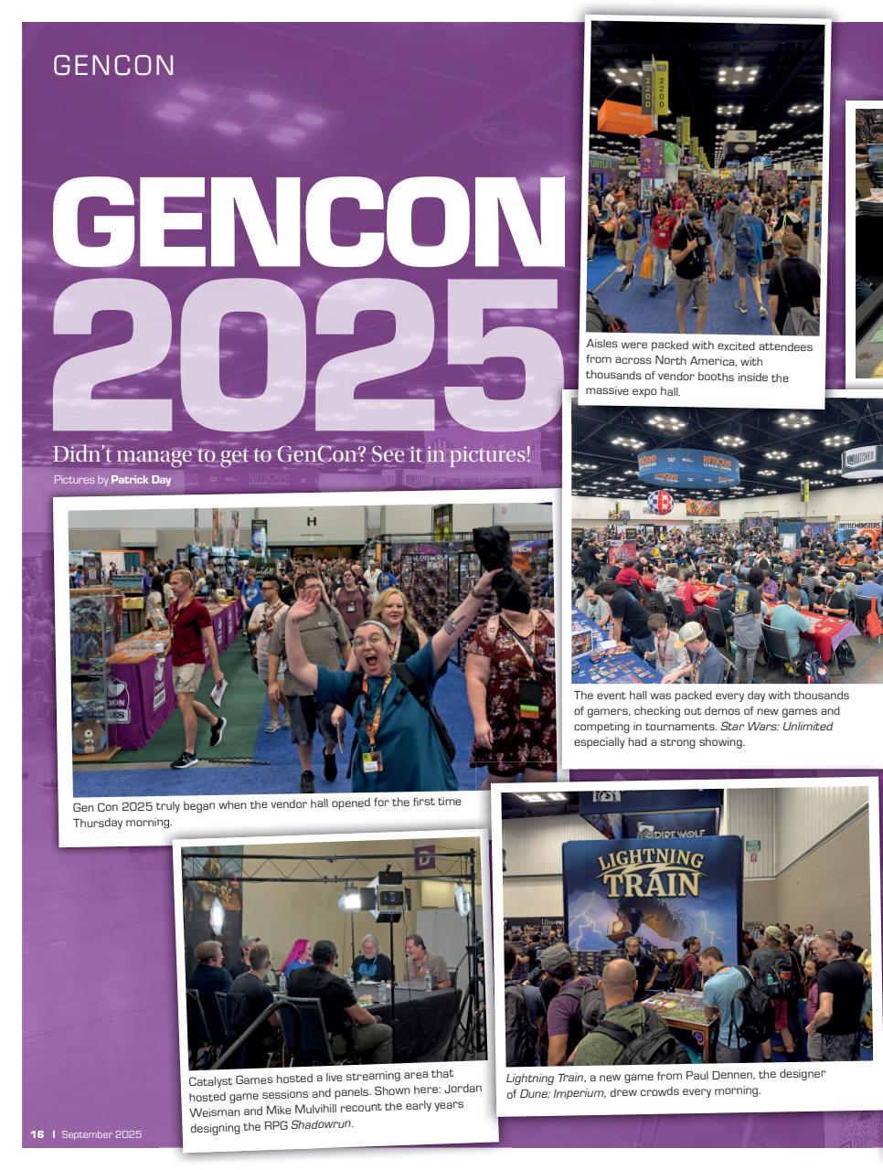 Tabletop Gaming Preview Pages