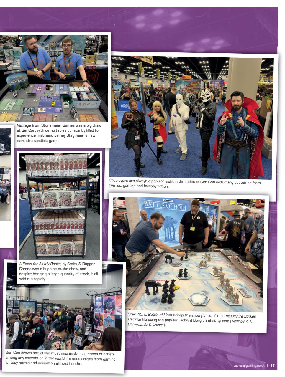 Tabletop Gaming Preview Pages