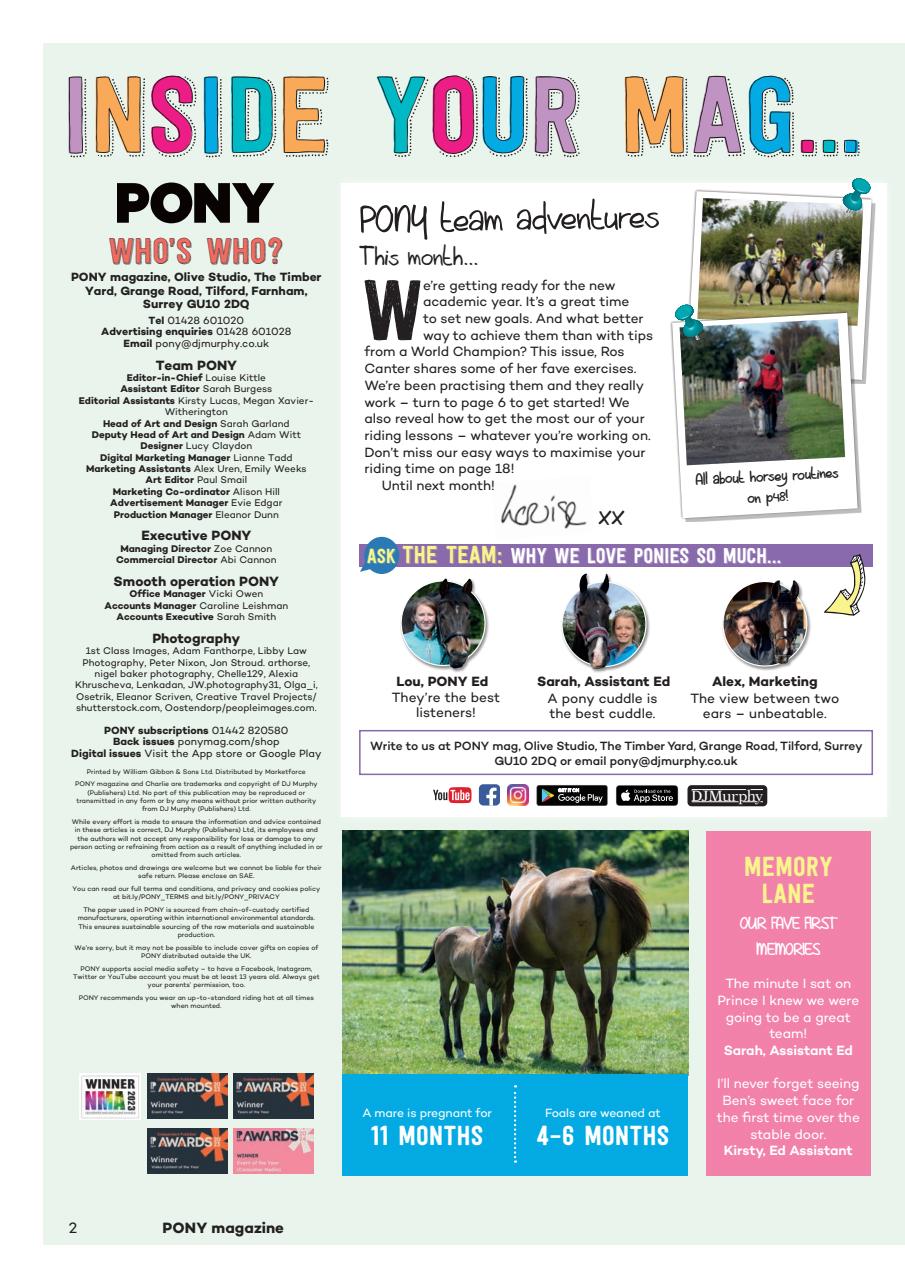 Pony Magazine Preview Pages