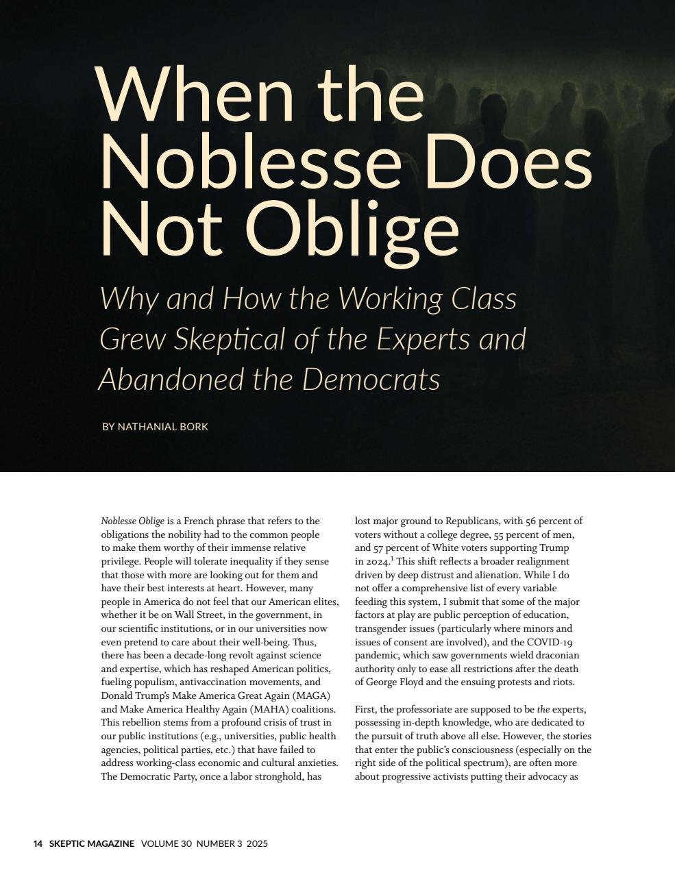 Skeptic Preview Pages