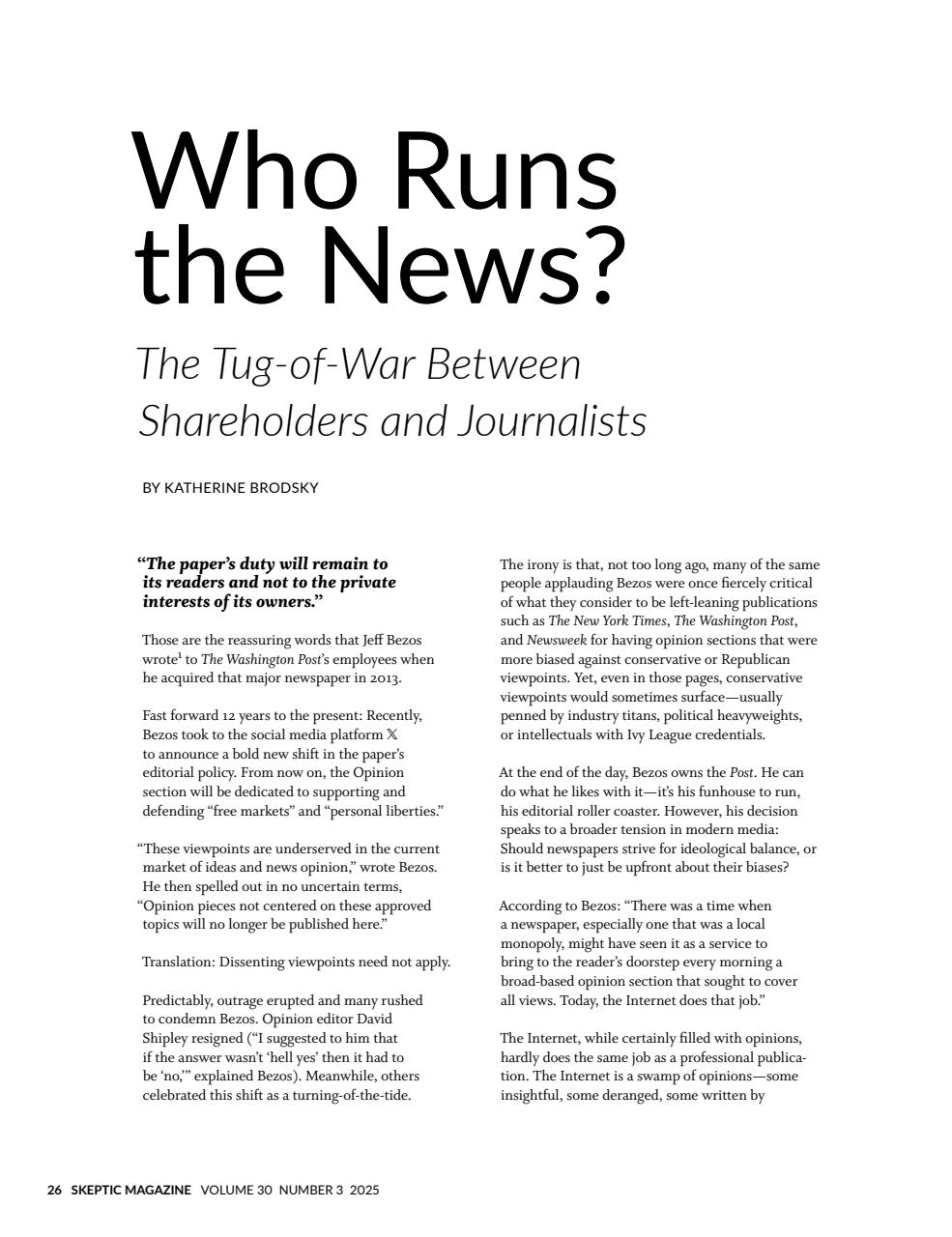 Skeptic Preview Pages