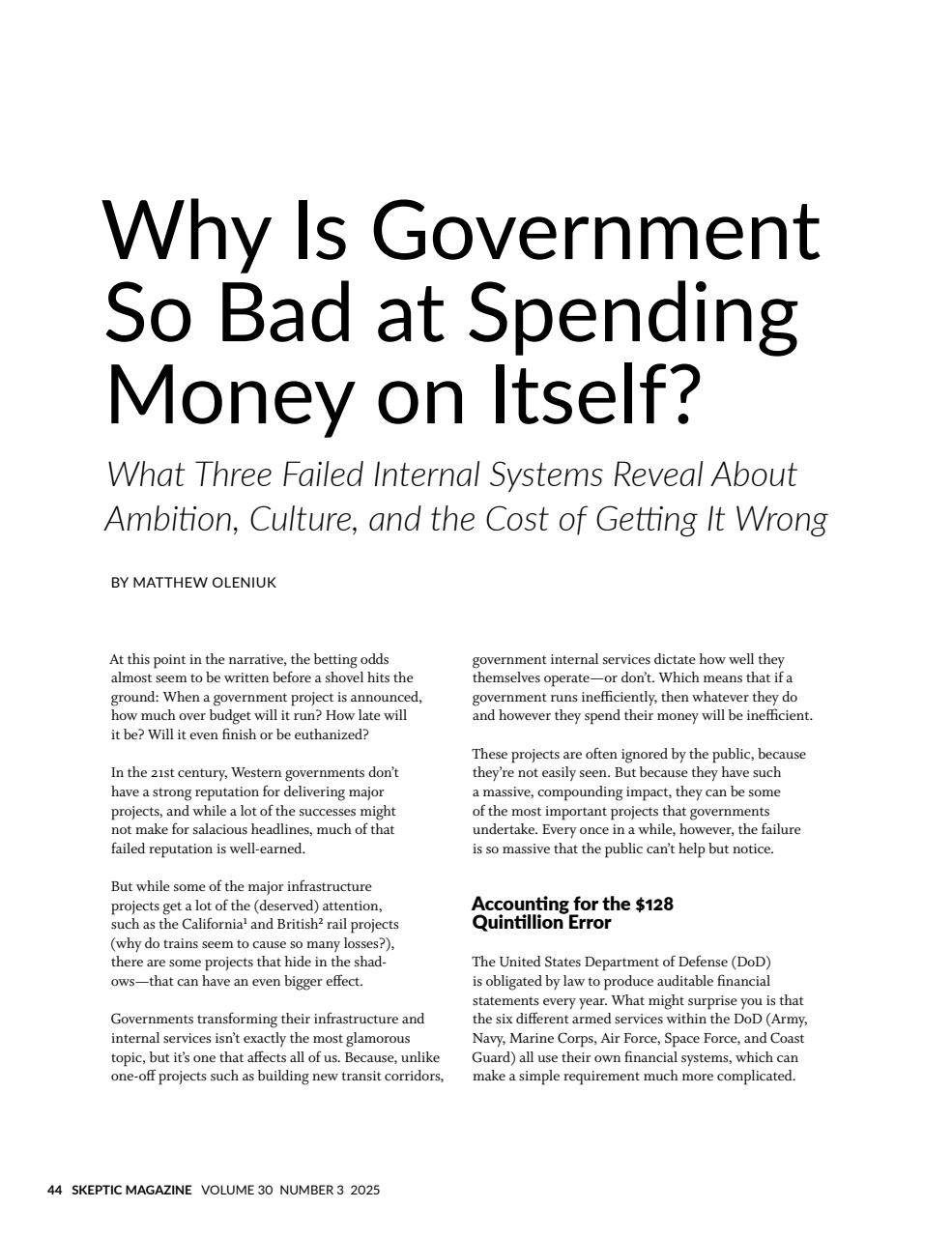 Skeptic Preview Pages