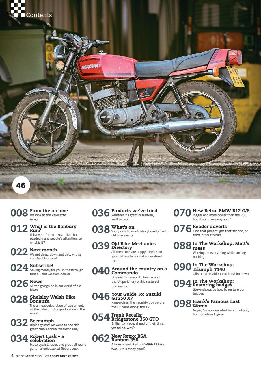 Classic Bike Guide Preview Pages