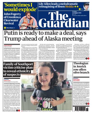 The Guardian Newspaper issue Friday, 15 August 2025