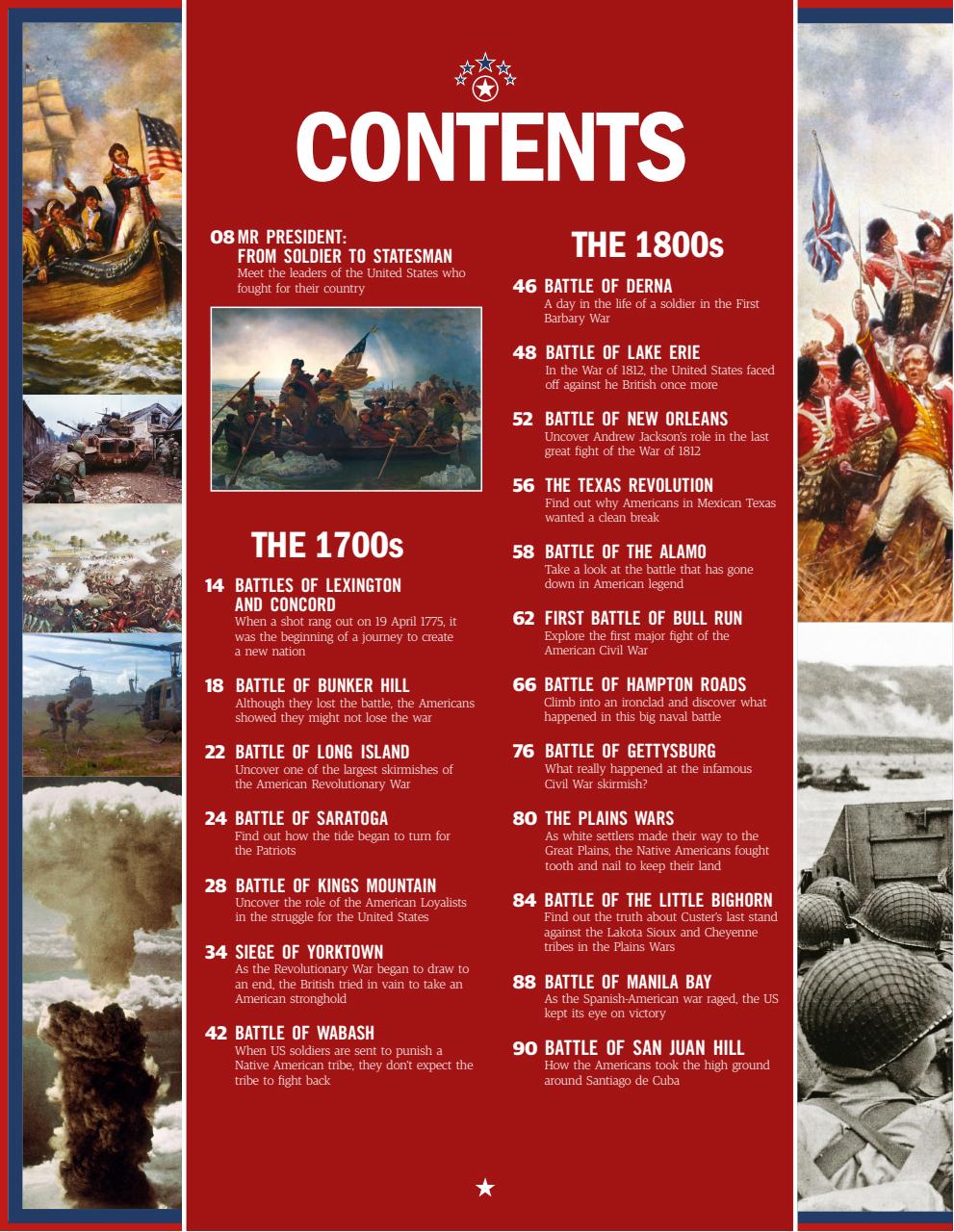 History of War Bookazine Preview Pages