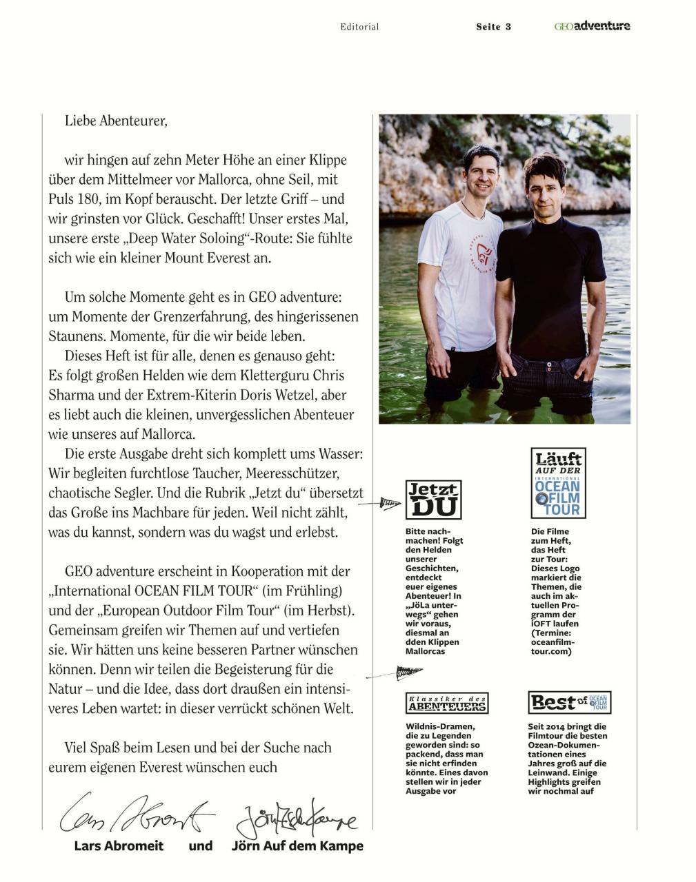 GEO Adventure Preview Pages