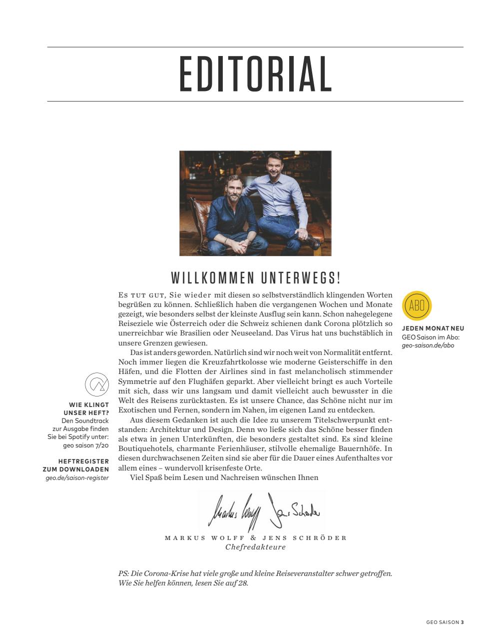 GEO SAISON Preview Pages