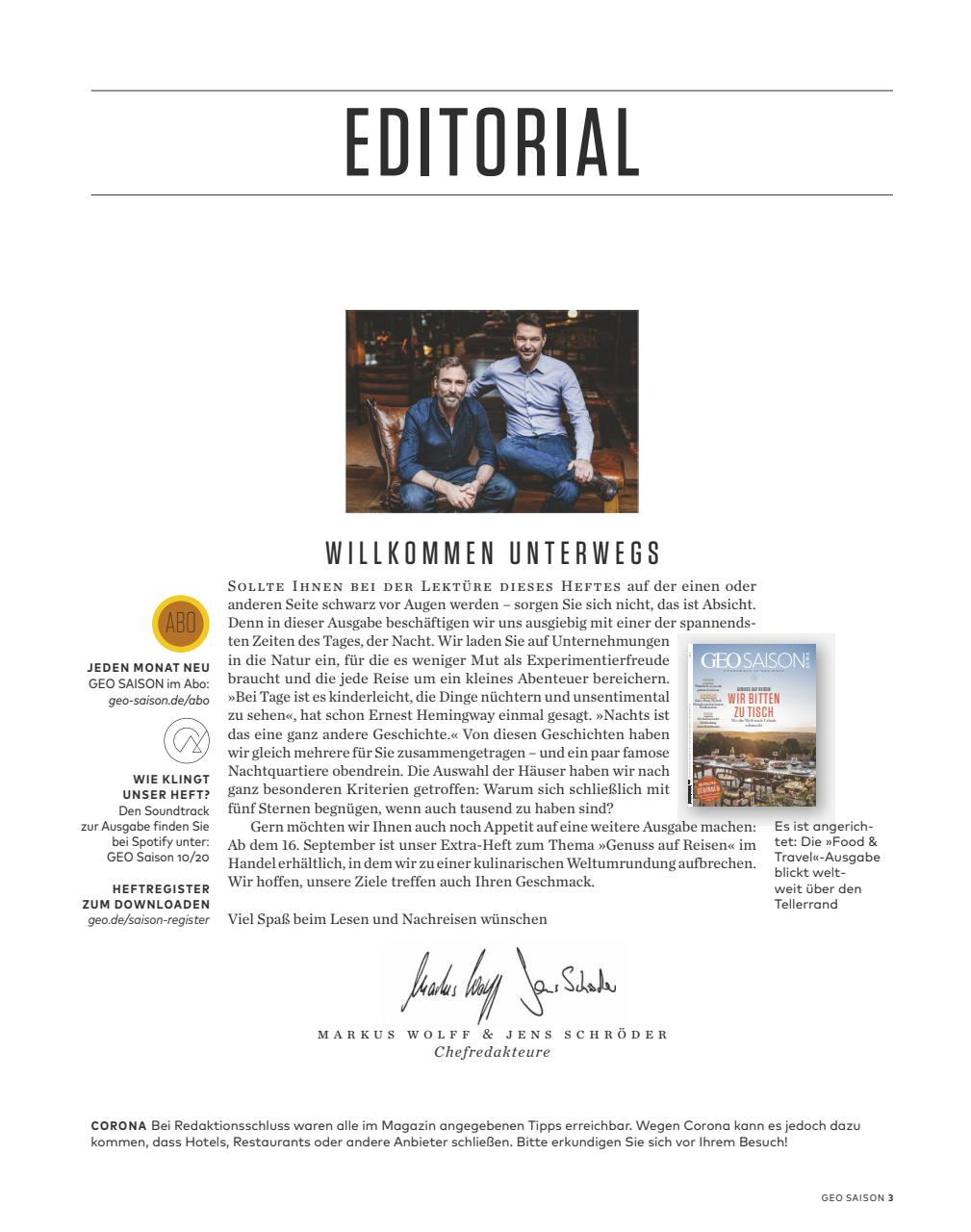 GEO SAISON Preview Pages