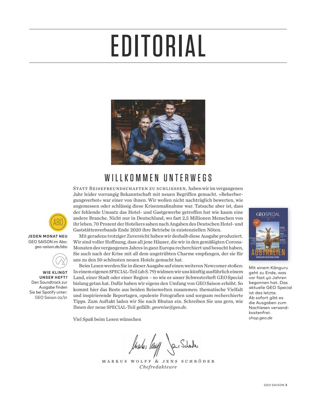 GEO SAISON Preview Pages