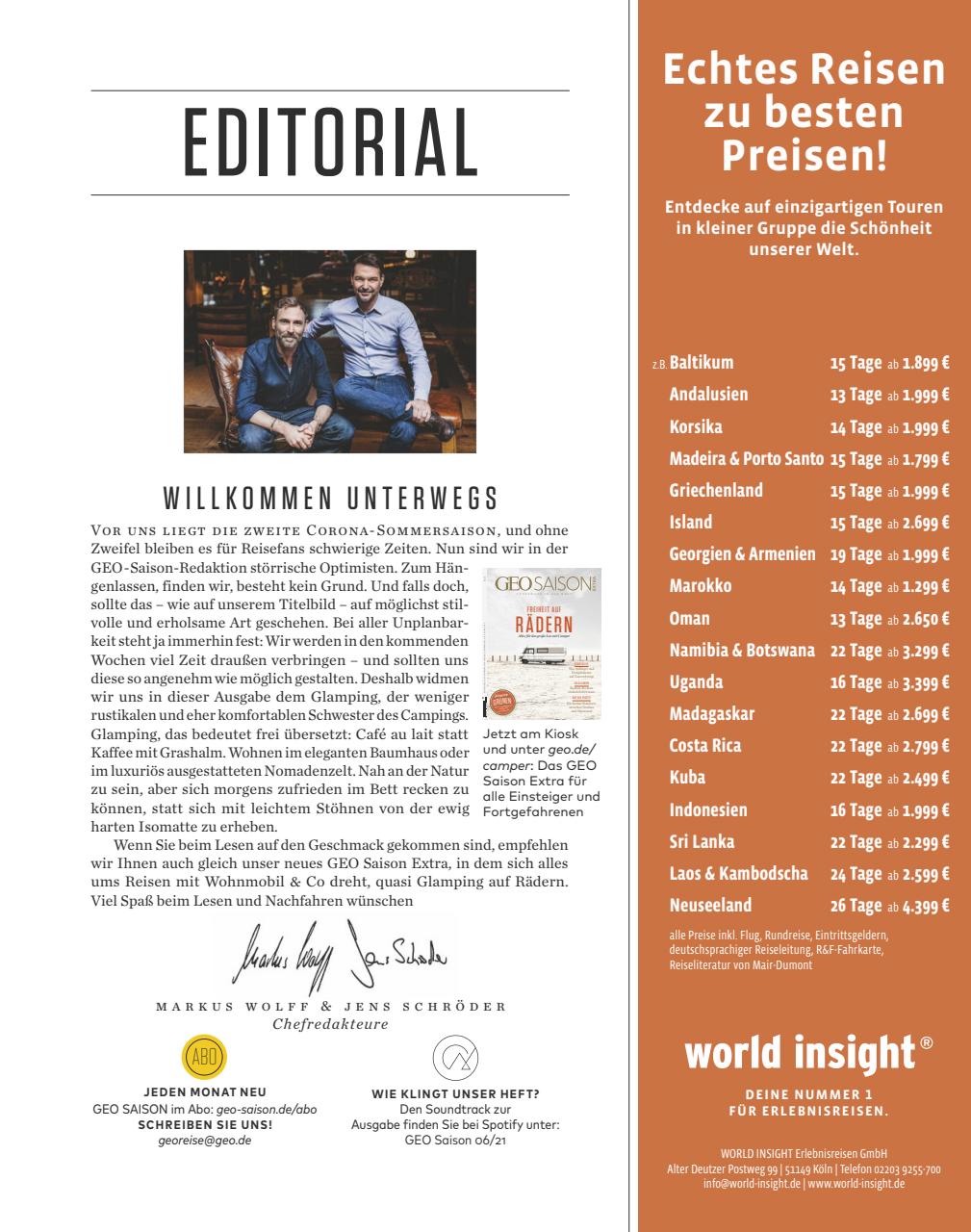 GEO SAISON Preview Pages