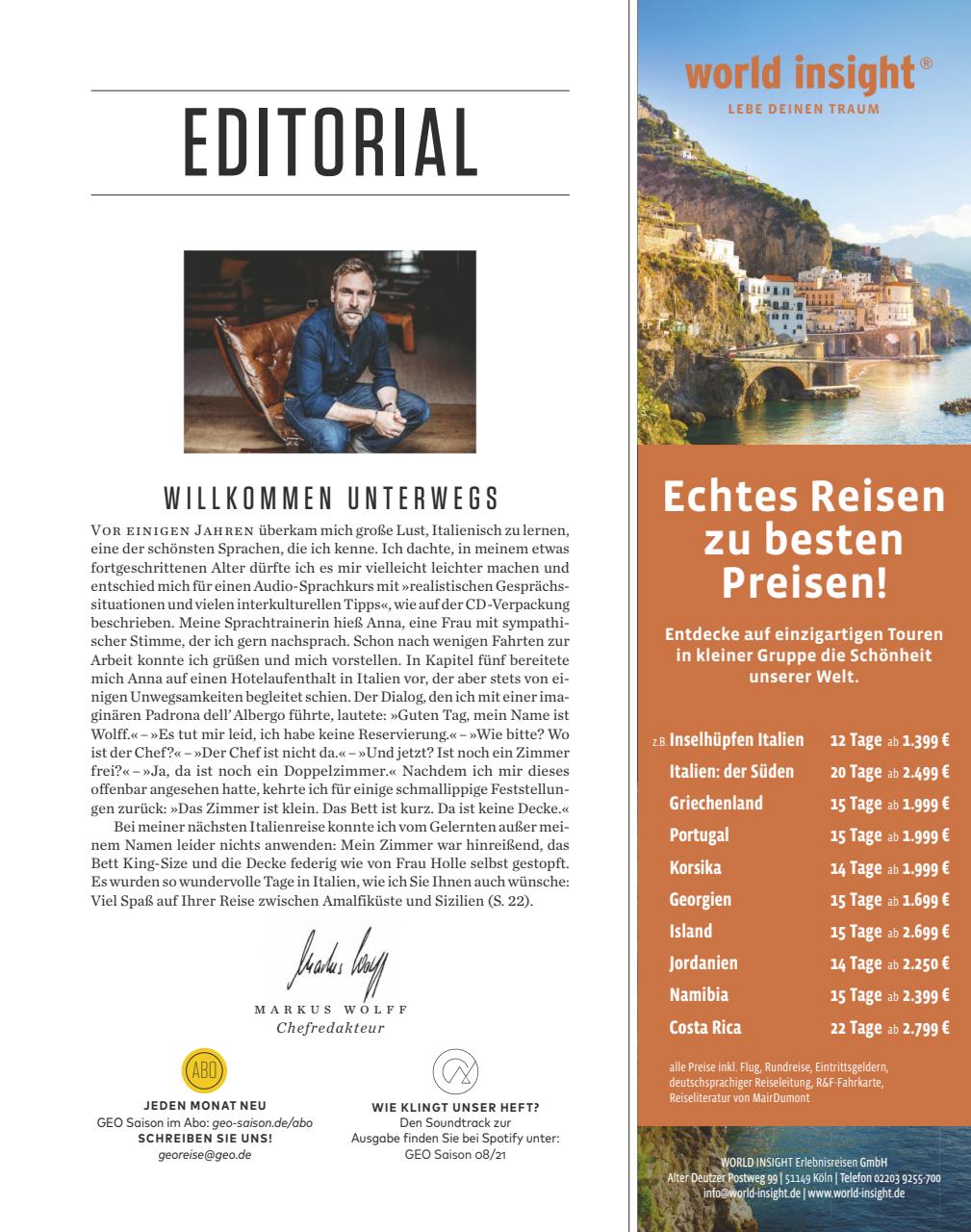 GEO SAISON Preview Pages