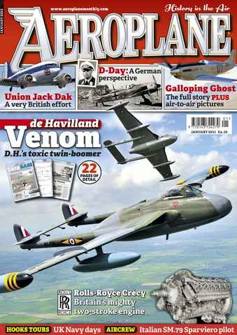 Aeroplane issue No.453 de Havilland Venom