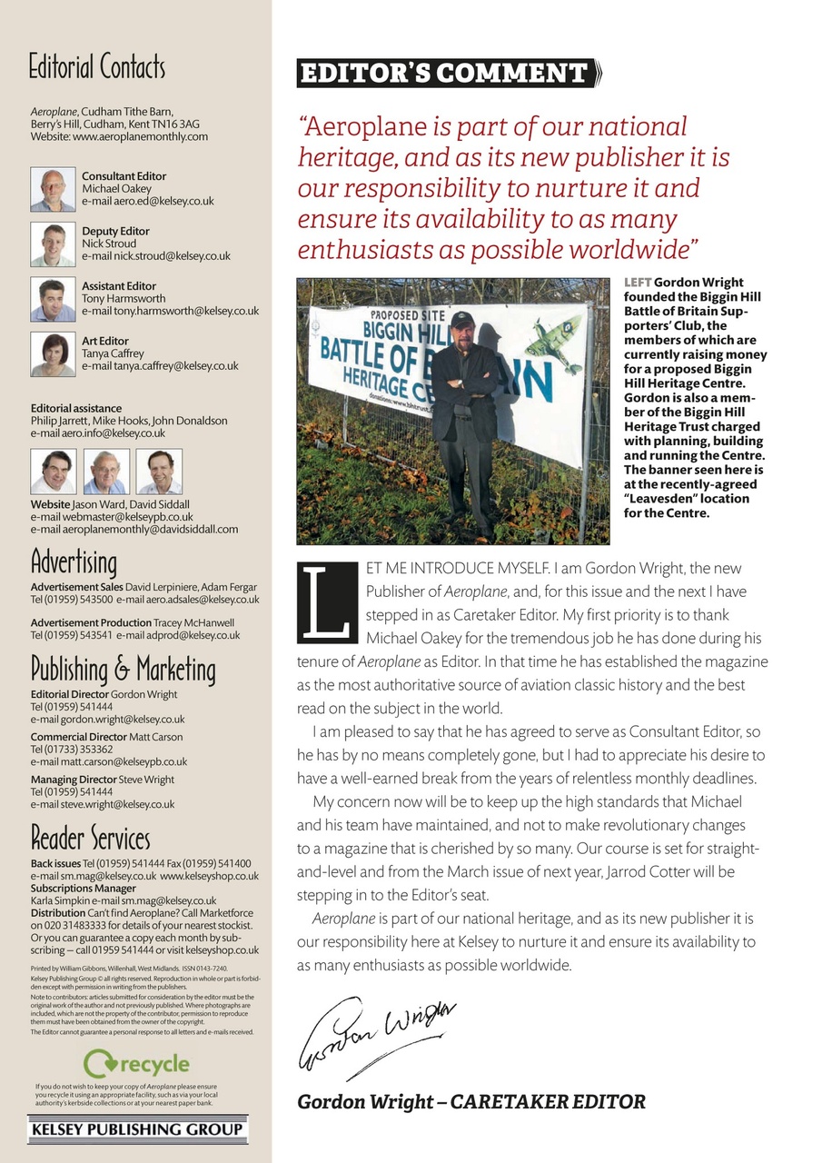 Aeroplane Preview Pages