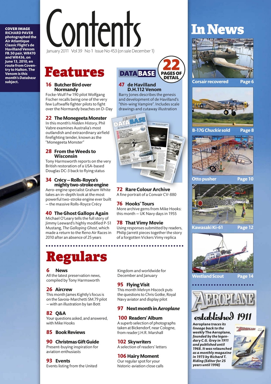 Aeroplane Preview Pages