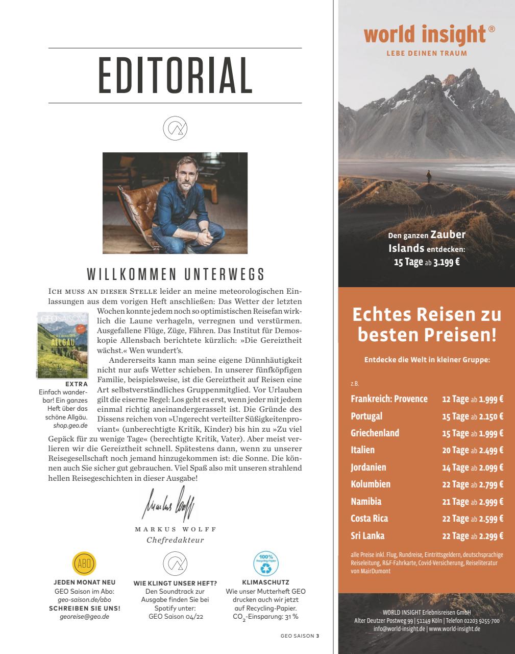 GEO SAISON Preview Pages