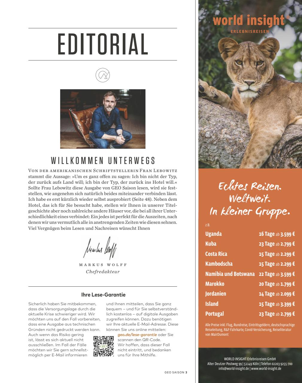 GEO SAISON Preview Pages