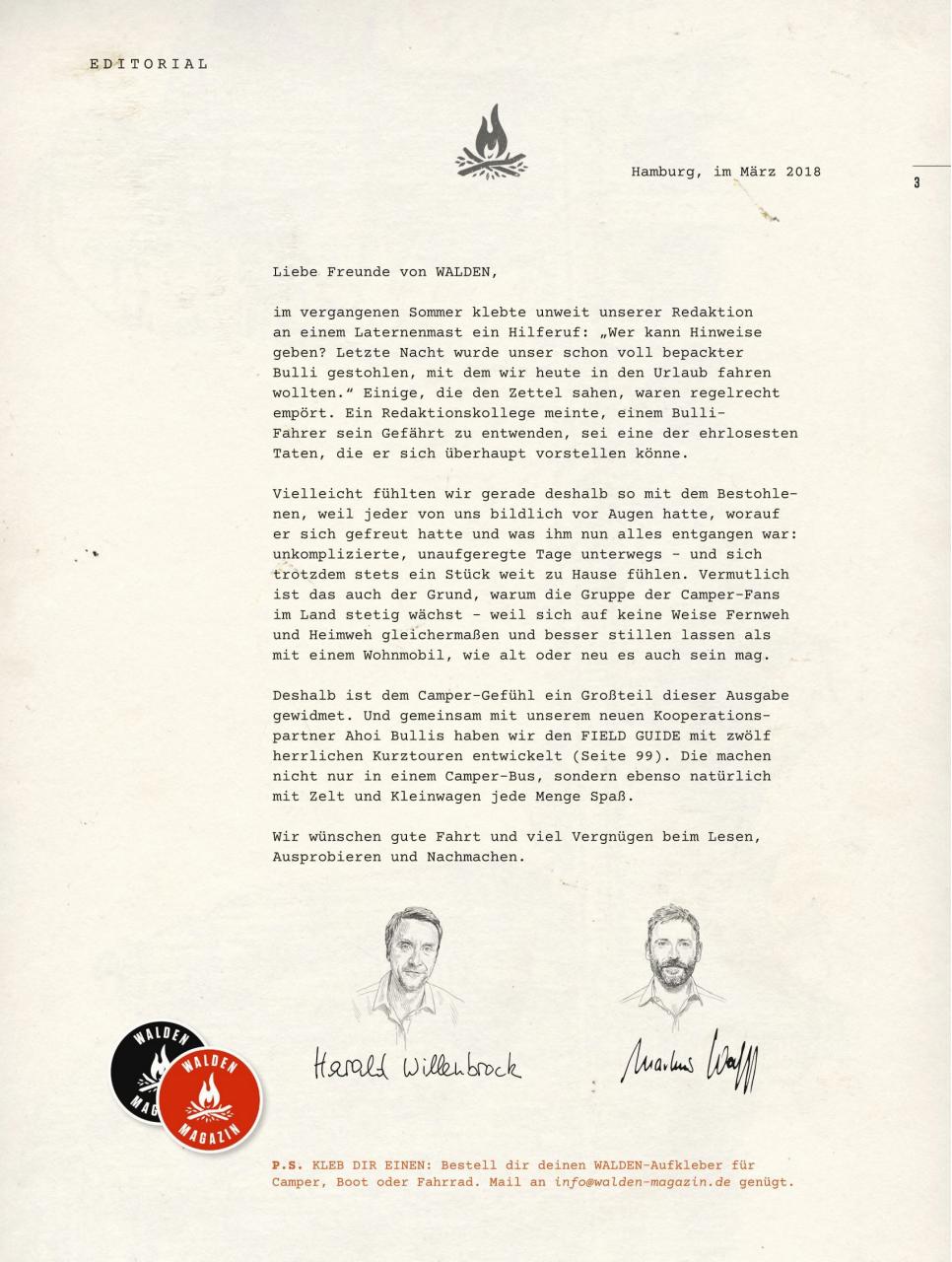 WALDEN Preview Pages