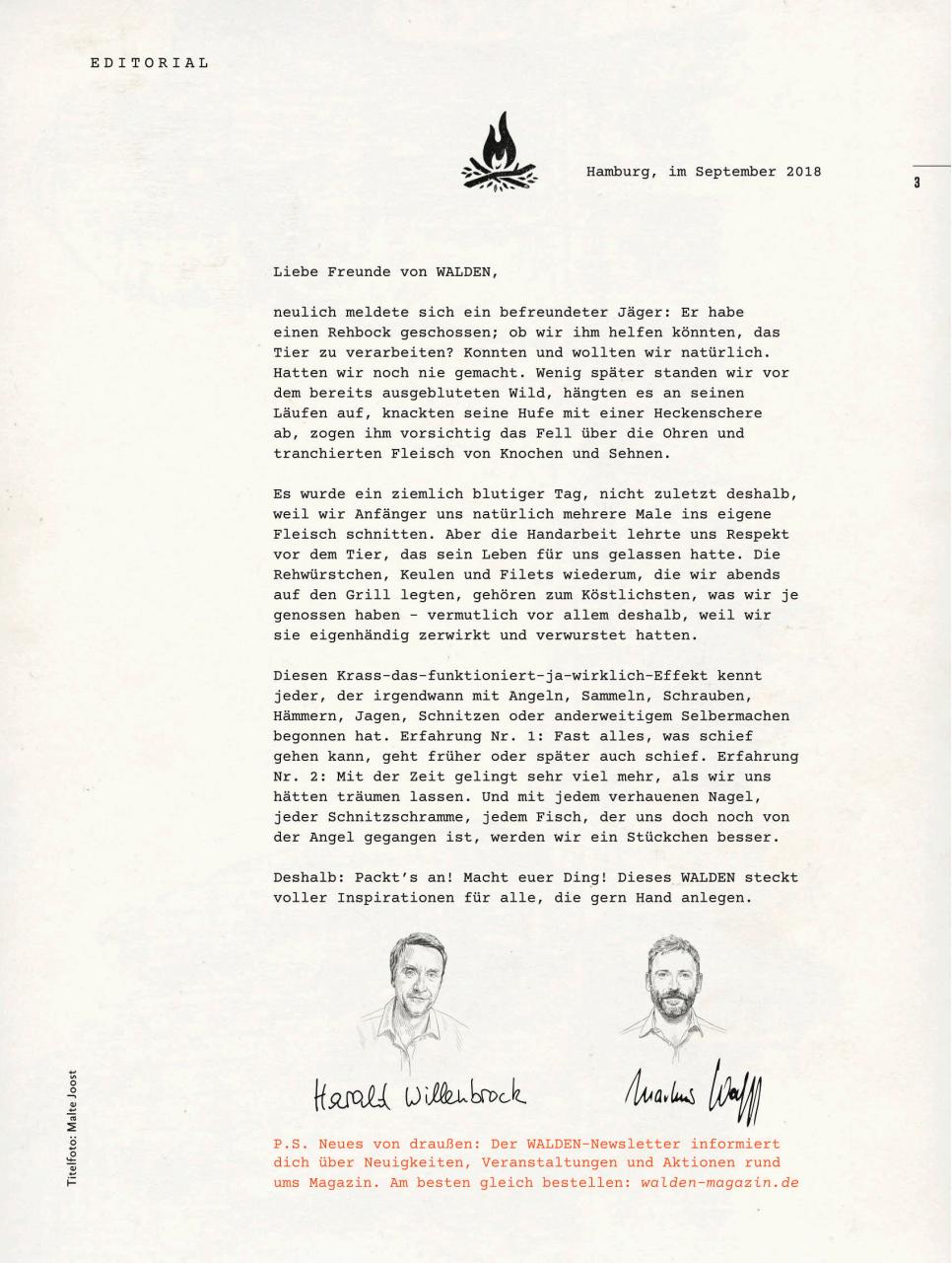 WALDEN Preview Pages