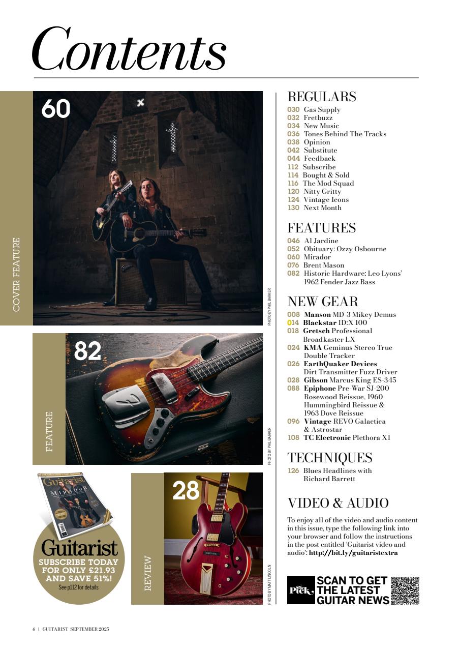 Guitarist Preview Pages