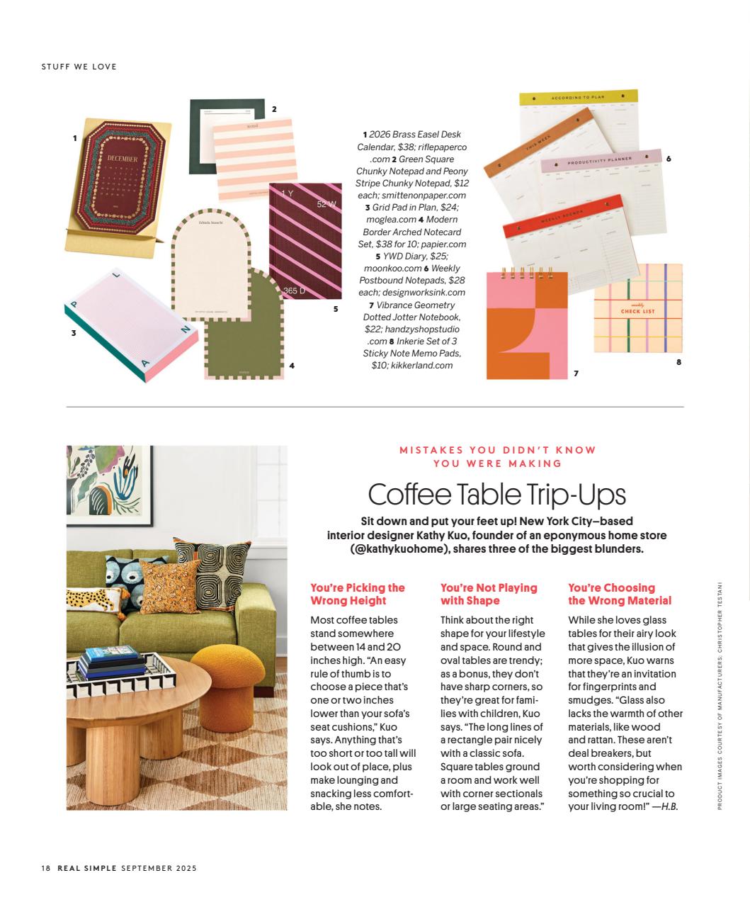 Real Simple Preview Pages