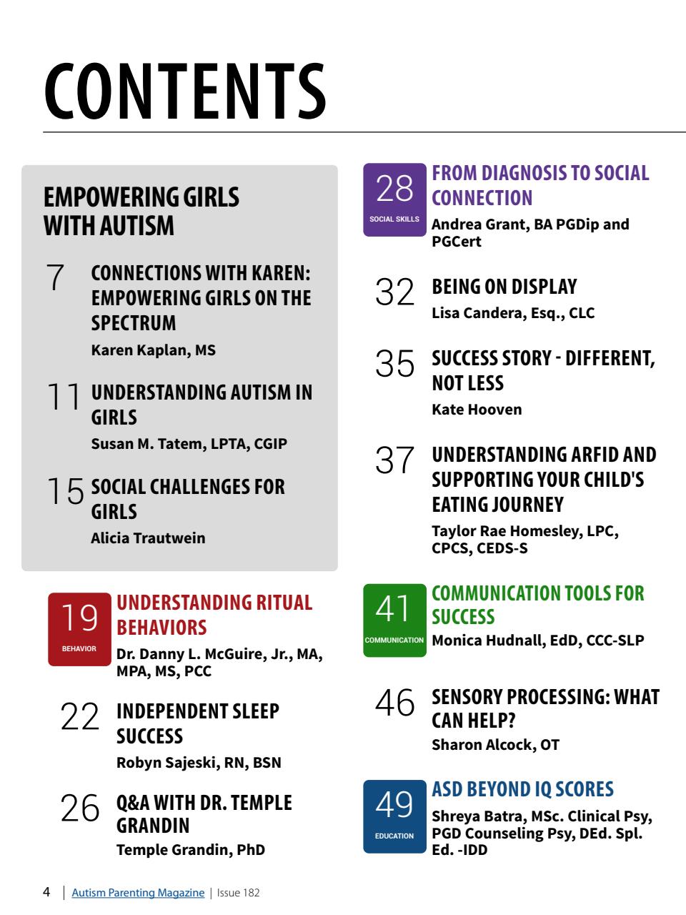 Autism Parenting Preview Pages