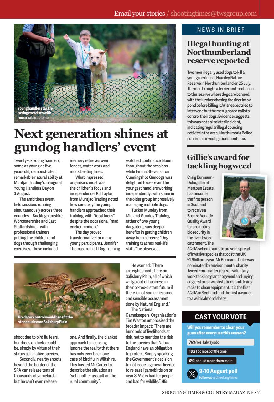 Shooting Times & Country Preview Pages