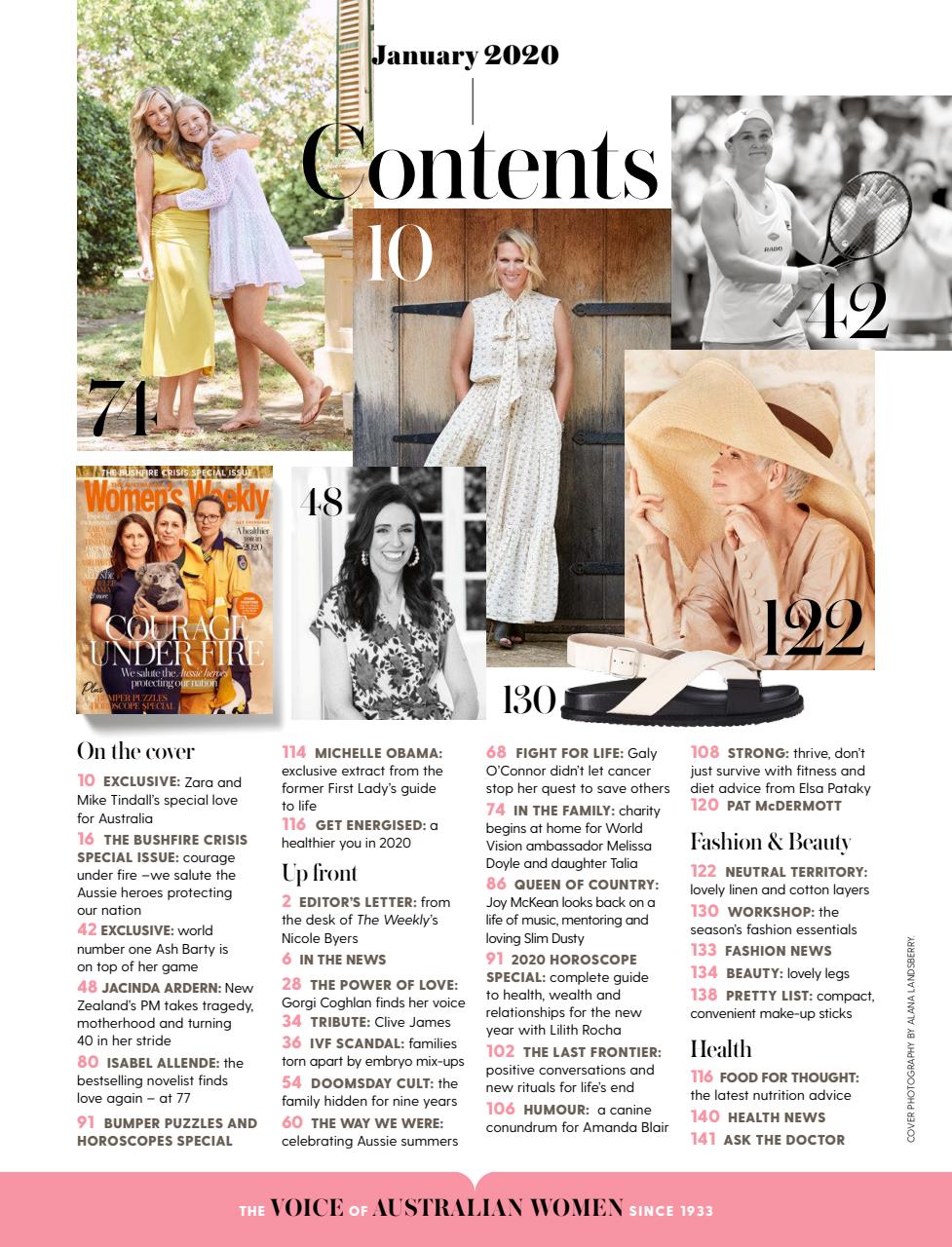 Australian Women's Weekly Preview Pages