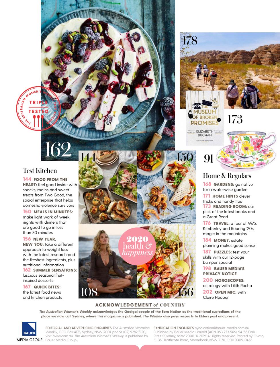 Australian Women's Weekly Preview Pages