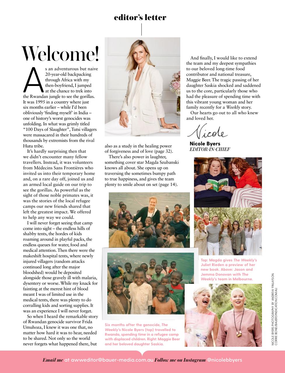 Australian Women's Weekly Preview Pages