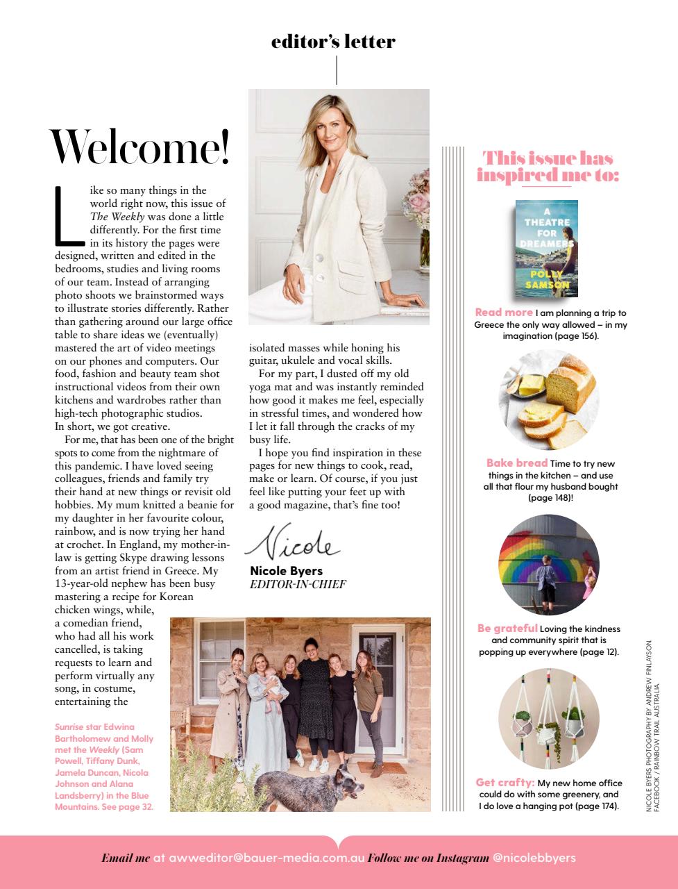 Australian Women's Weekly Preview Pages