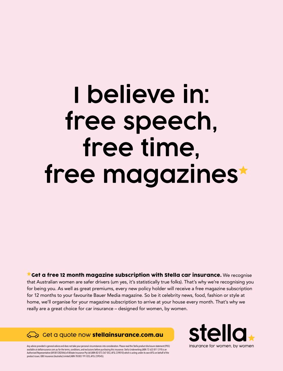 Australian Women's Weekly Preview Pages