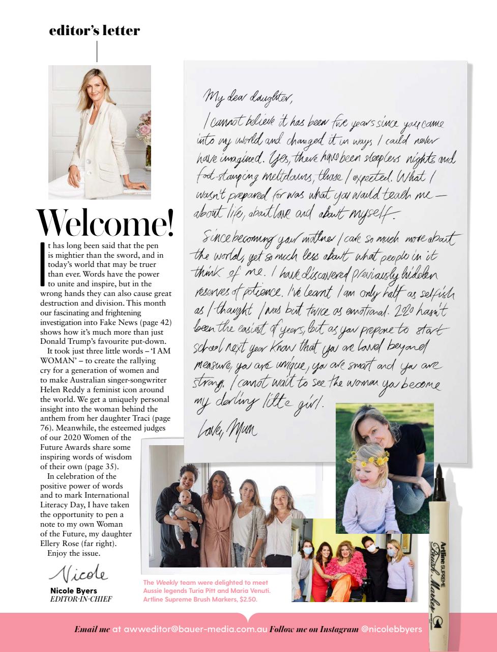 Australian Women's Weekly Preview Pages