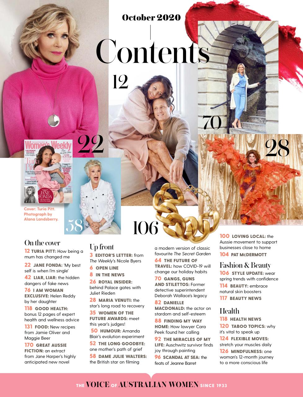 Australian Women's Weekly Preview Pages