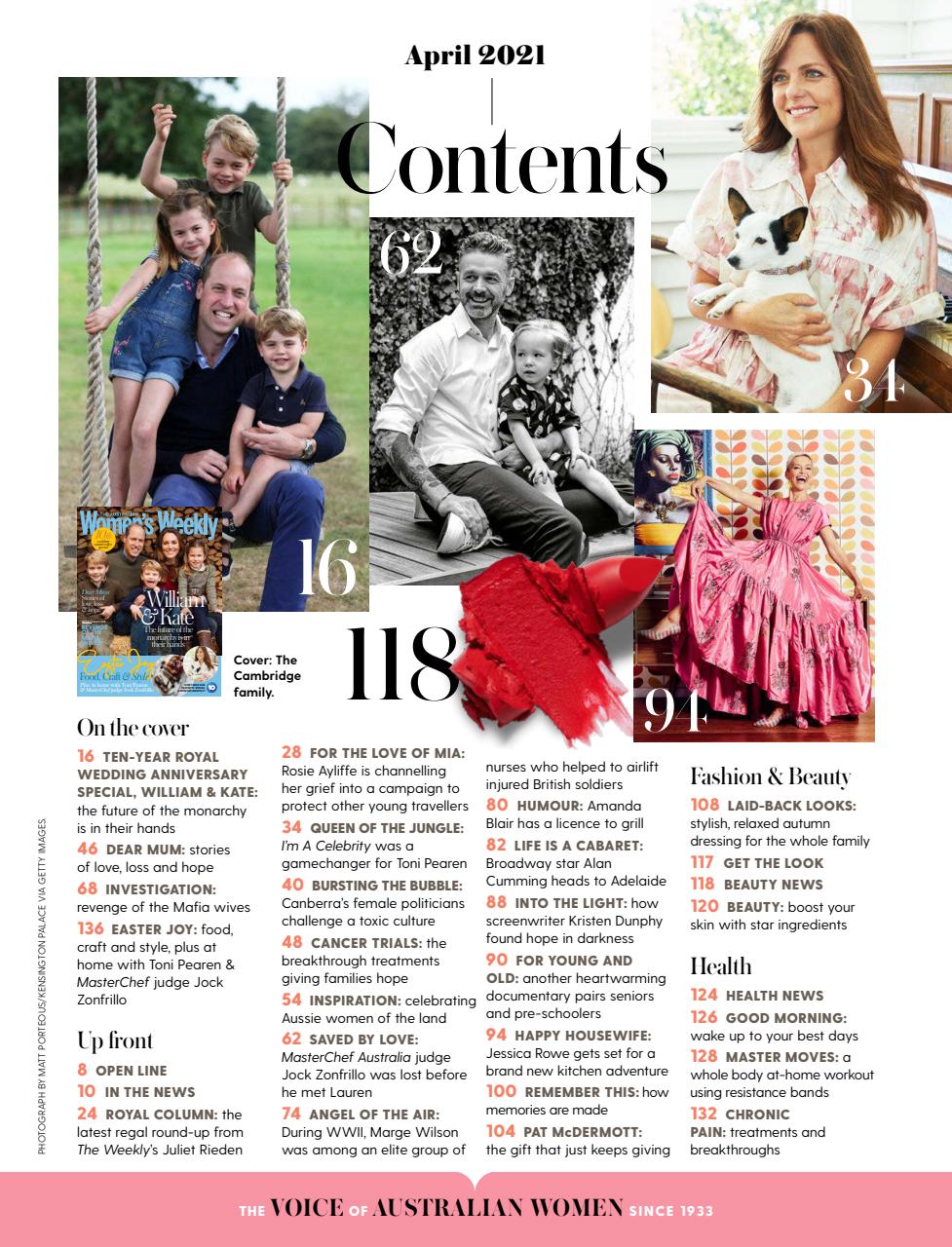 Australian Women's Weekly Preview Pages