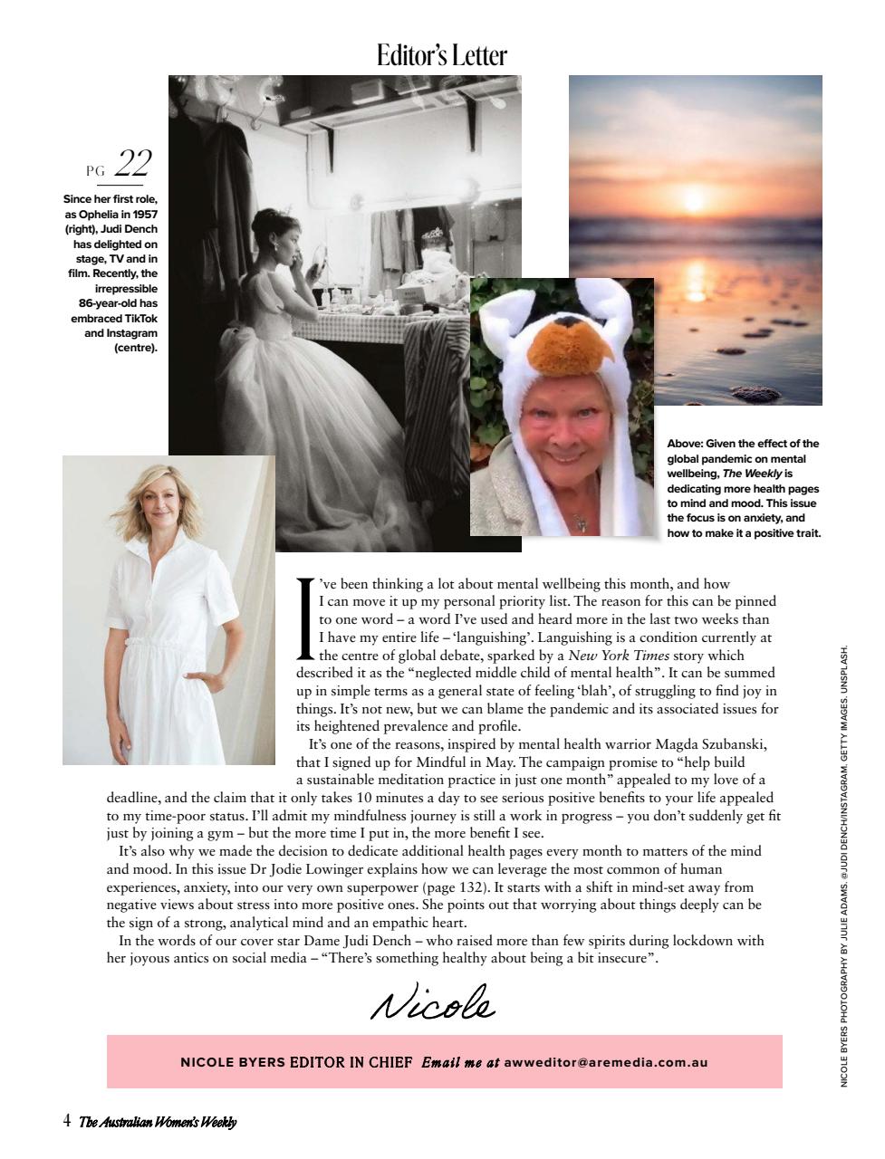 Australian Women's Weekly Preview Pages