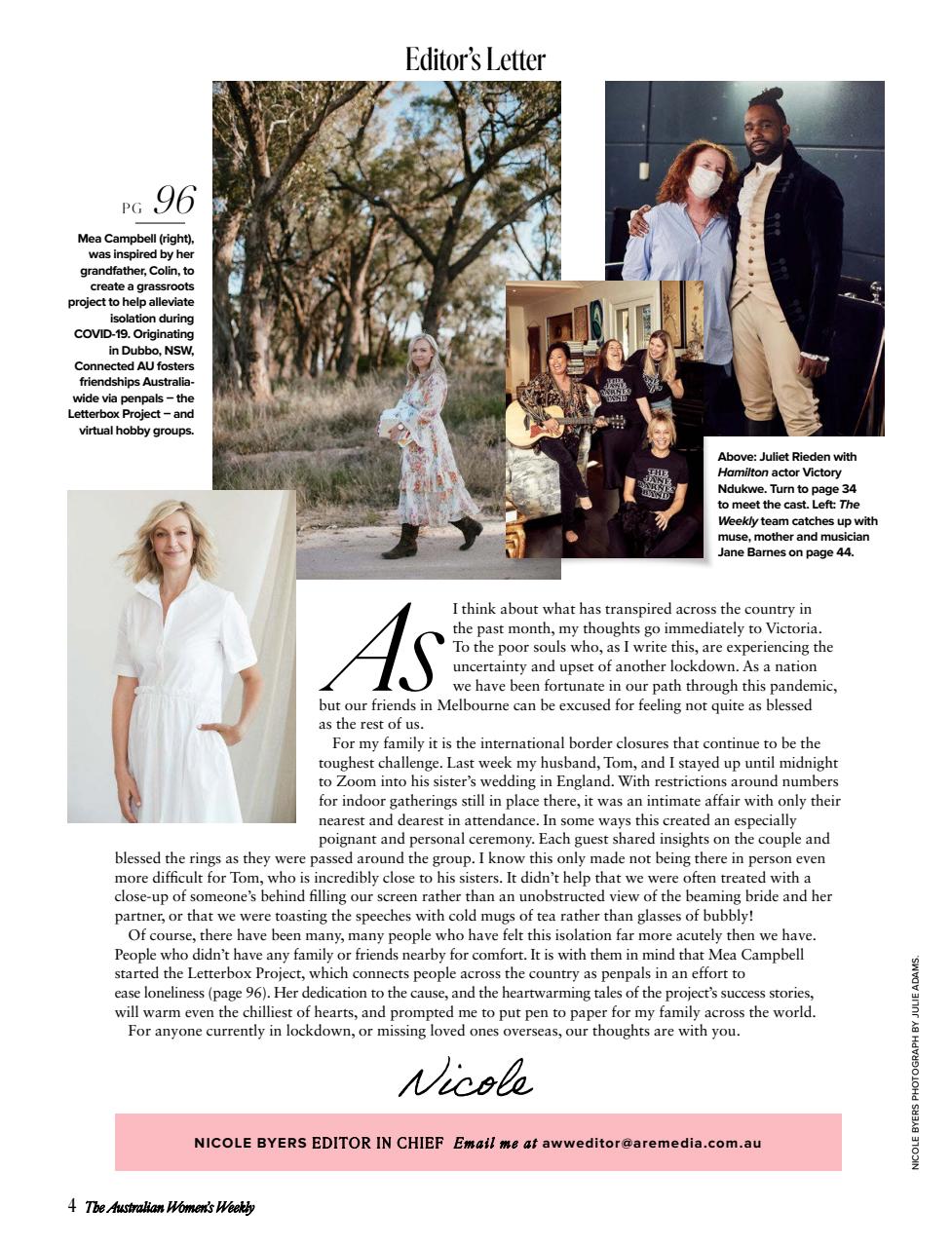 Australian Women's Weekly Preview Pages