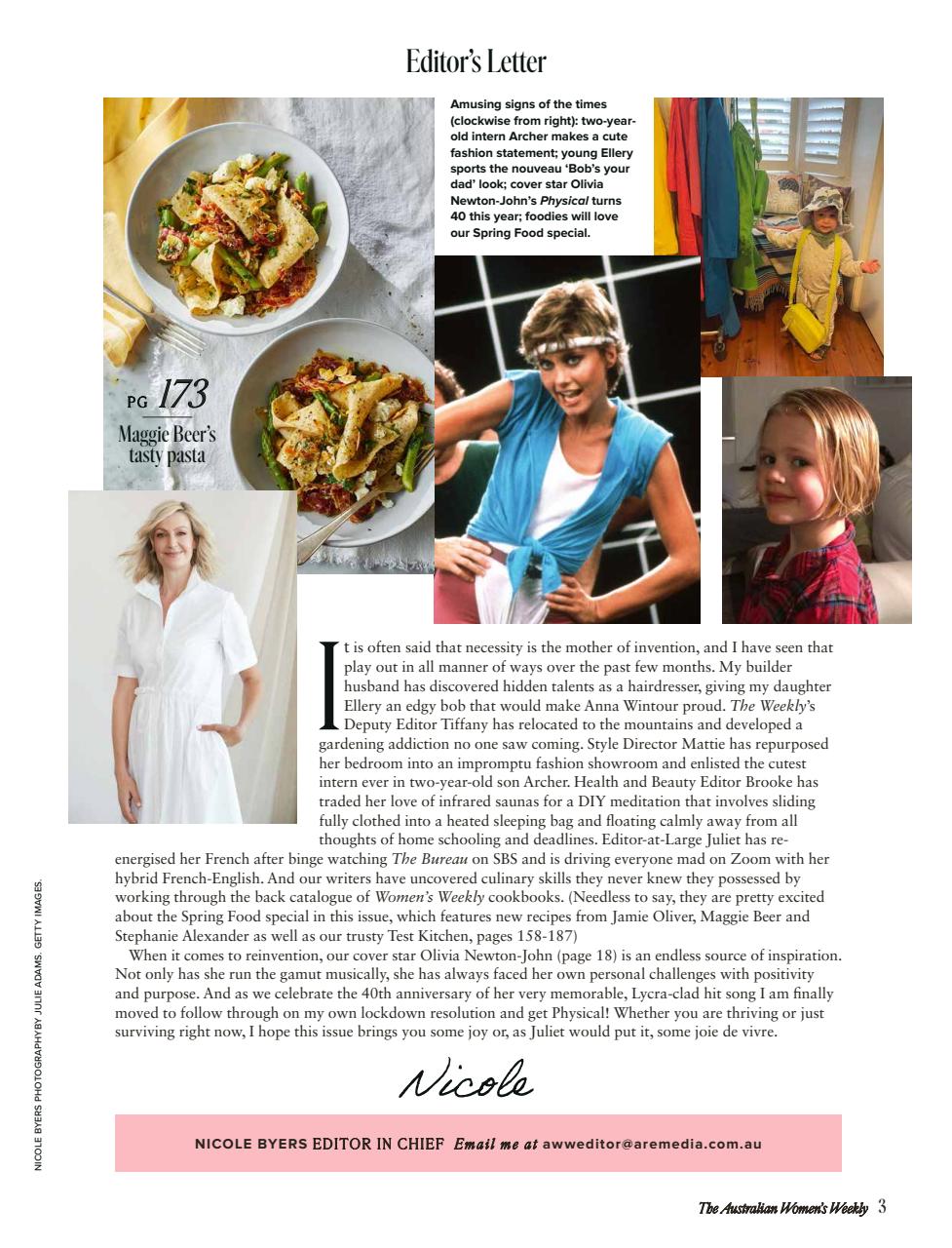 Australian Women's Weekly Preview Pages