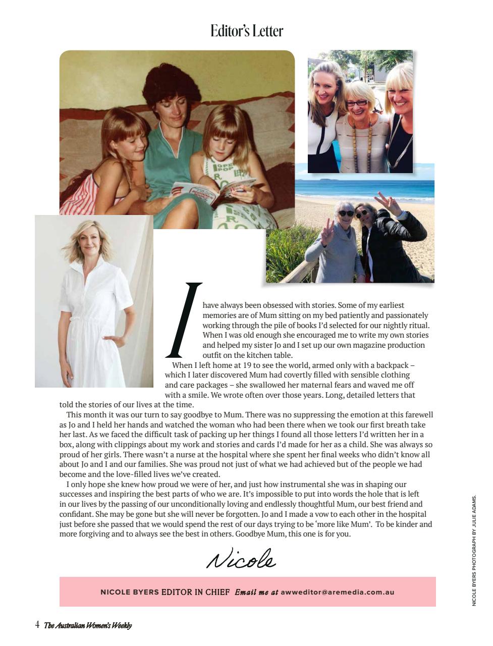 Australian Women's Weekly Preview Pages