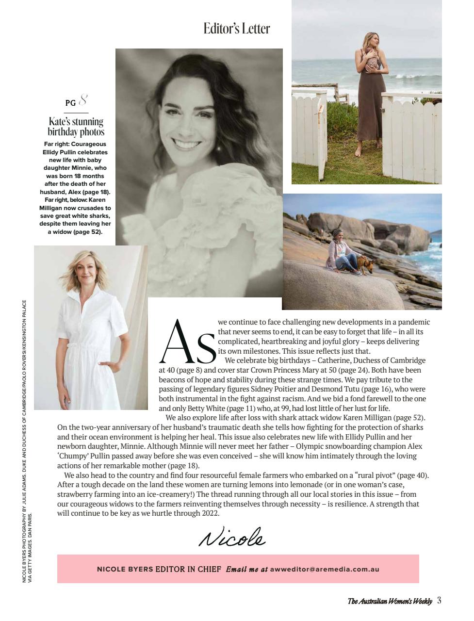 Australian Women's Weekly Preview Pages