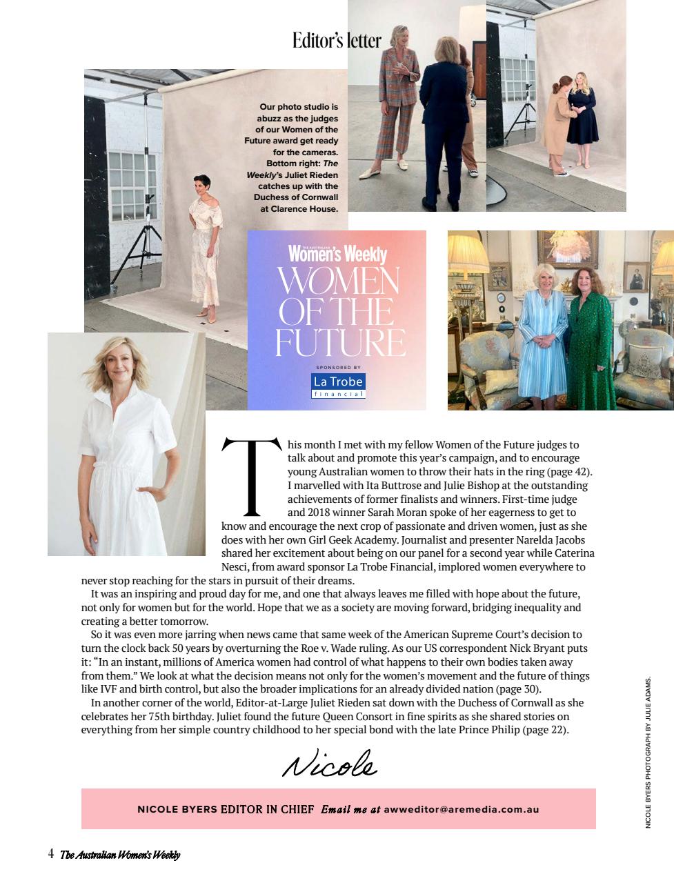 Australian Women's Weekly Preview Pages