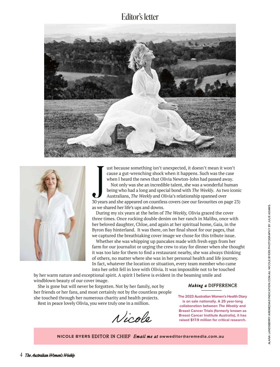 Australian Women's Weekly Preview Pages