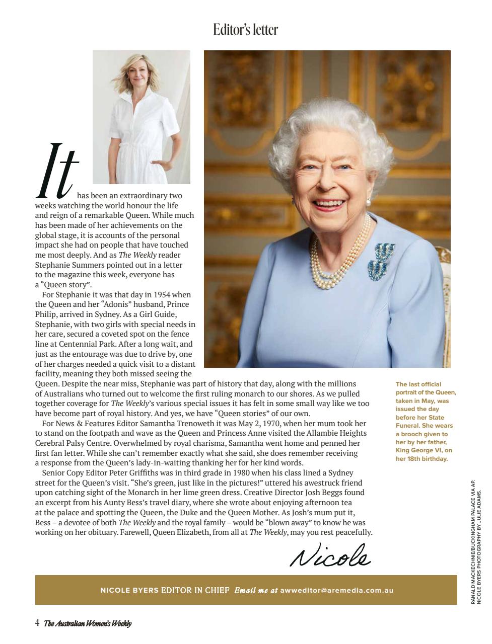 Australian Women's Weekly Preview Pages