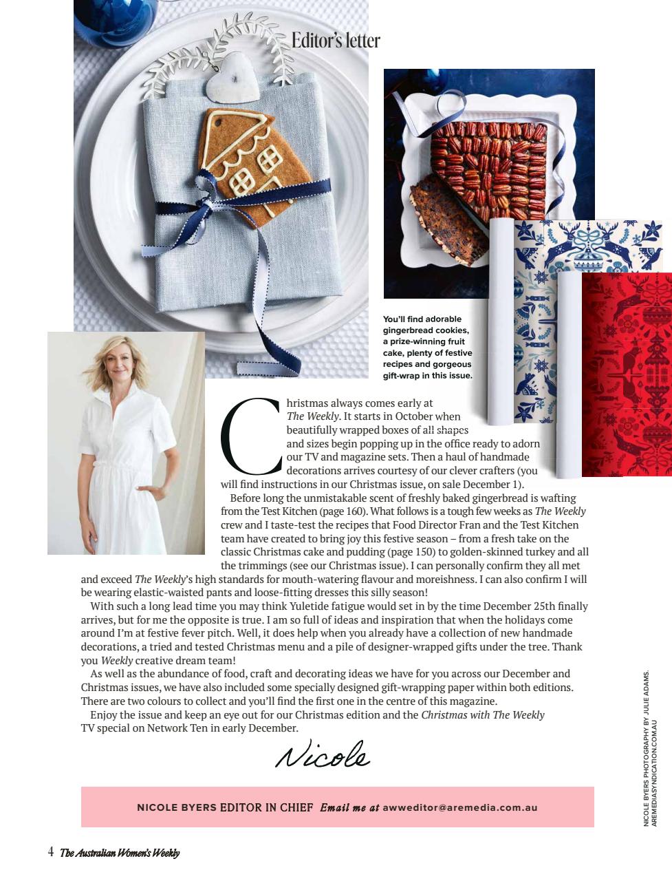 Australian Women's Weekly Preview Pages