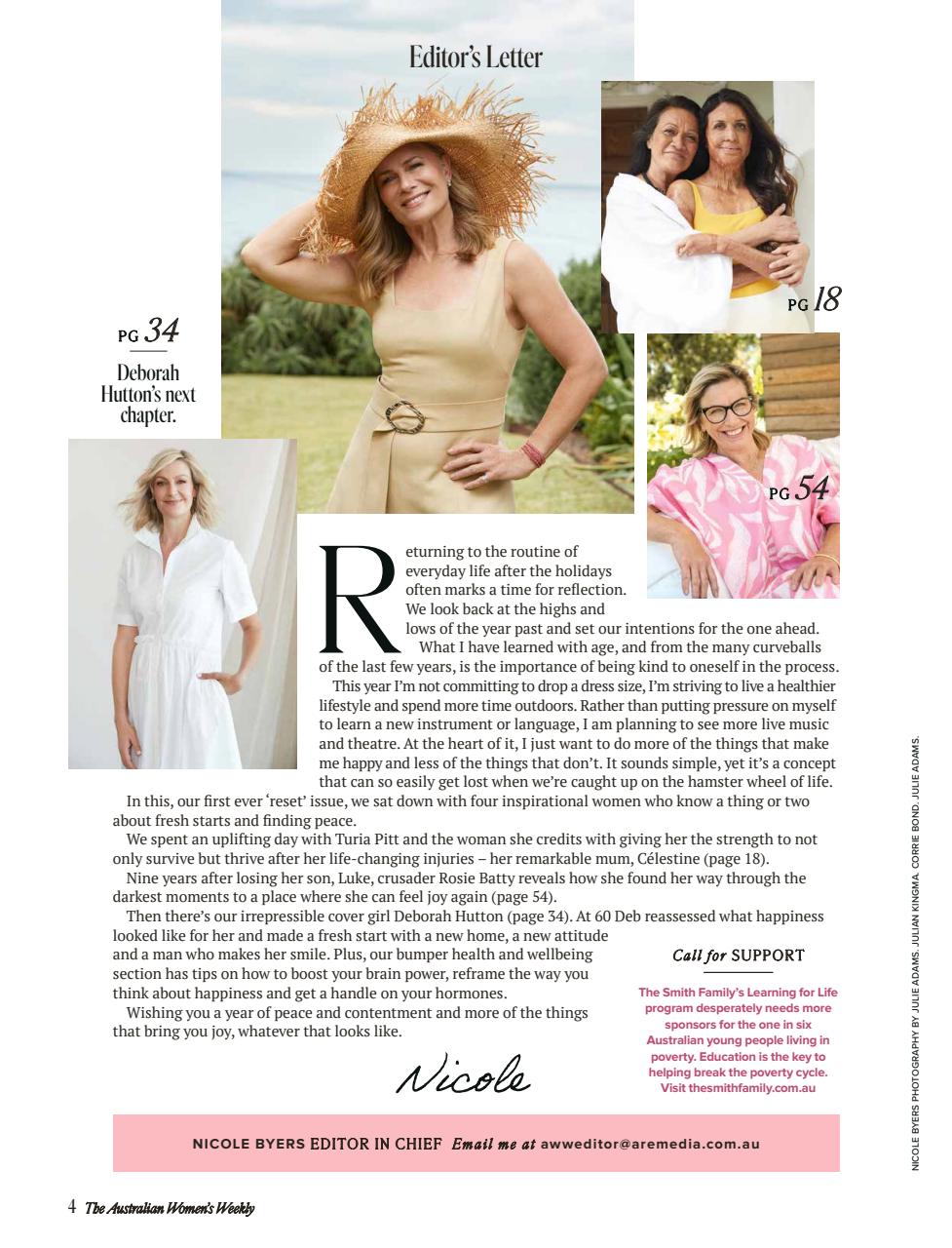 Australian Women's Weekly Preview Pages