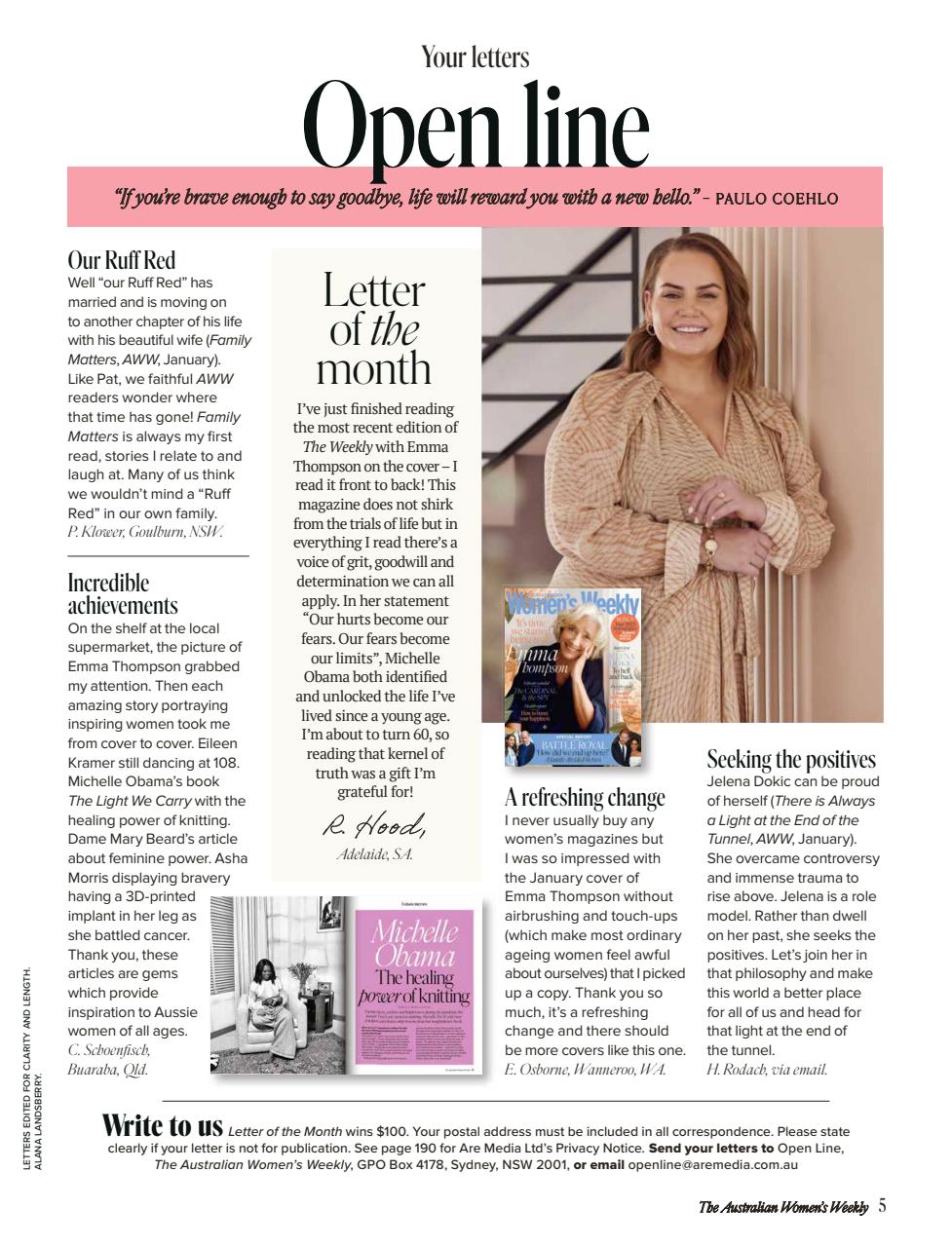 Australian Women's Weekly Preview Pages