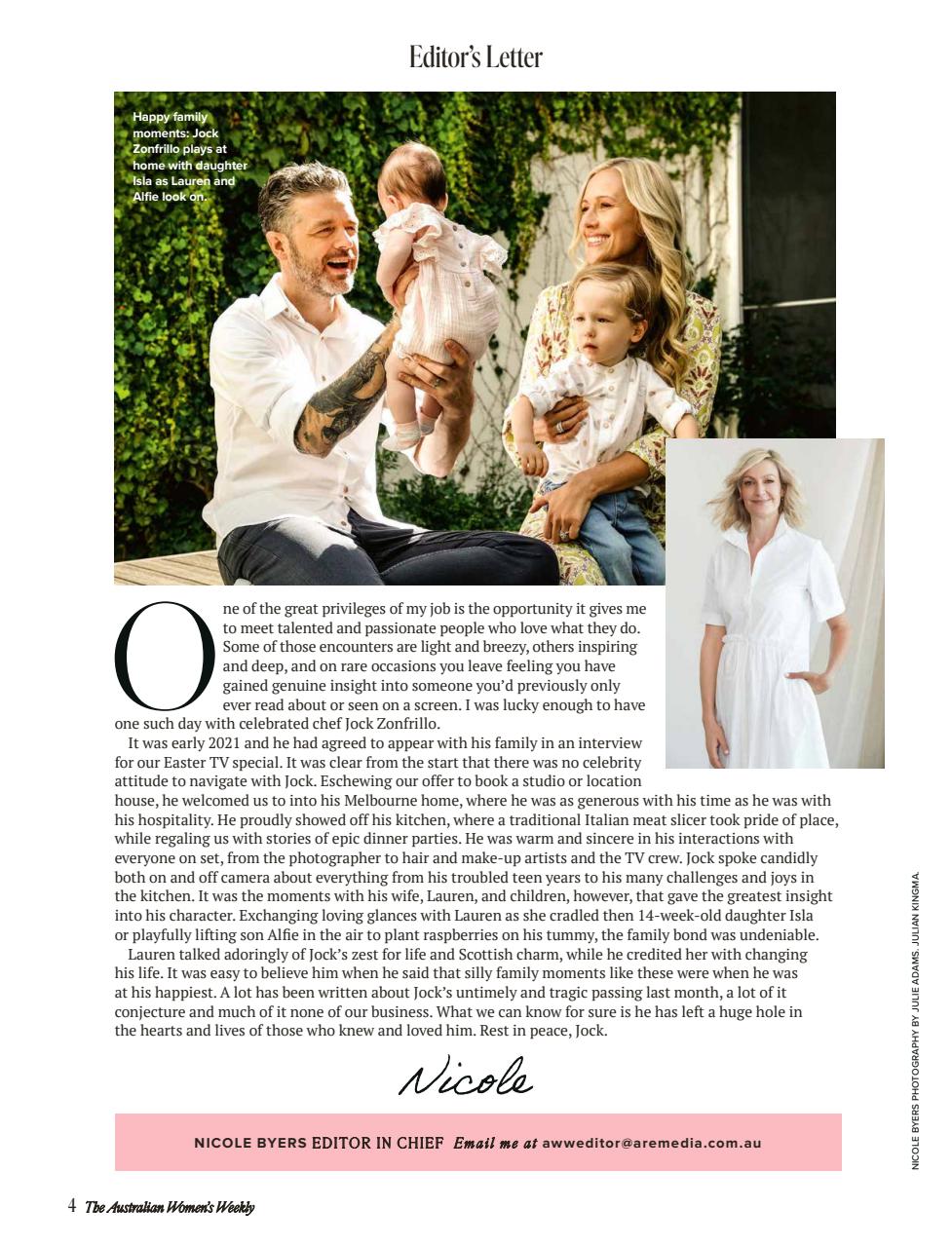 Australian Women's Weekly Preview Pages